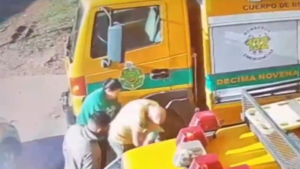 Video: Bomberos de Ypané salvan a un bebé que se estaba atragantando