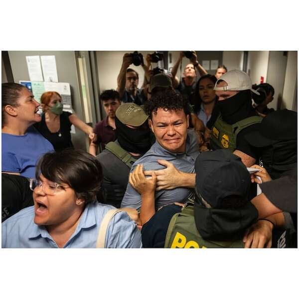 Paraguayo es arrestado brutalmente tras acudir a tribunal en Estados Unidos - Mundo - ABC Color