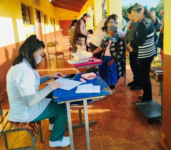 Jornada de atención integral en Maracaná, Canindeyú