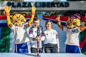 El departamento de San Pedro celebró la llegada del Fuego Panamericano - Polideportivo - ABC Color