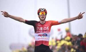 Ciclismo: Arensman frena la razia de Pogacar, que es aún más líder del Tour - Polideportivo - ABC Color