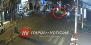 MOTOCICLISTA RESULTÓ HERIDA TRAS COLISIÓN EN ENCARNACIÓN