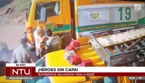 “Estuvimos en el momento justo”, refiere bombero que salvó la vida a un bebé - trece