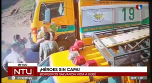 Bomberos de Ypané salvaron a un bebé: “es un orgullo para mí salvar la vida de una criatura” | Unicanal