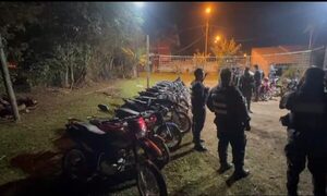 Operativo «anticarreras», incautan más motos en Mallorquín, hoy 20