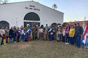 Los Guaicurúes de Emboscada llegaron por primera vez a Cabañas para honrar a Santa Librada - Nacionales - ABC Color