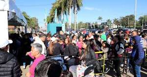 La Nación / Familias se agolparon y disfrutaron ayer de la Expo Paraguay 2025