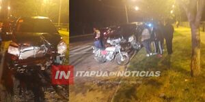 CONDUCTOR CHOCÓ CONTRA UN ÁRBOL EN CARMEN DEL PNÁ.