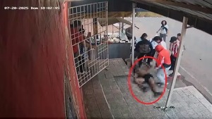Joven sufre brutal agresión tras partido de la liga luqueña