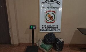 Hallan marihuana en Remansito