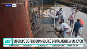 Violencia en Luque, un grupo de personas golpeó brutalmente a un joven