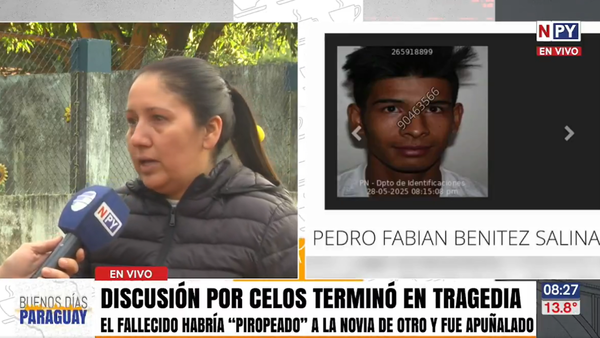 Tragedia en Areguá: Mató de una puñalada a un hombre “por celos” y se fugó