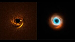 Un grupo de astrónomos observa cómo un planeta recién nacido esculpe el polvo que le rodea