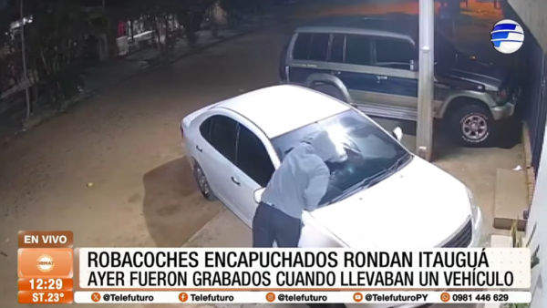 Robacoches encapuchados rondan Itauguá
