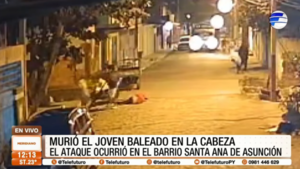 Fallece joven de 19 años tras recibir balazo en Asunción