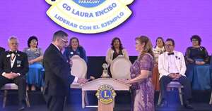 La Nación / Laura Enciso tomó posesión como Gobernadora del Distrito M1 de Clubes de Leones