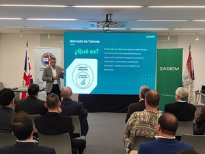 CADIEM expone oportunidades del mercado burs谩til ante empresarios brit谩nicos