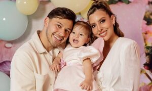 (GALERÍA) ¡Mañami! Así festejó el melli Óscar Romero el primer añito de su princesita