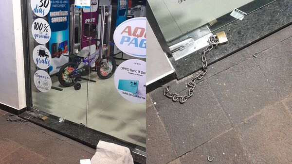 Hurtan en local de electrodomésticos en el microcentro de Encarnación