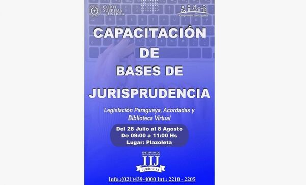 IIJ realizará jornadas de capacitación sobre el uso de base de datos jurídicos
