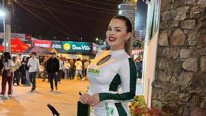 Sarambi en la EXPO dejó sin trabajo a la modelo Fátima Gauto ra’e