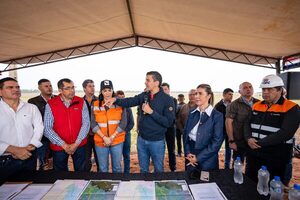 Autoridades resaltan impacto que tendrá la pavimentación de la ruta Quyquyho – Maria Antonia - .::Agencia IP::.