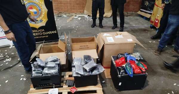 La Nación / Aeropuerto Guaraní: hallaron marihuana en amplificadores procedentes de Miami