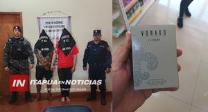 APREHENDEN A DOS HOMBRES POR HURTO EN EL BARRIO SAN ISIDRO DE ENCARNACIÓN