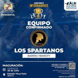El sábado 26 de julio será la inauguración del Interbarrios