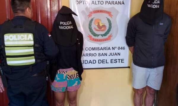 Chilenos detenidos con supuesta marihuana frente a la cárcel de menores en CDE