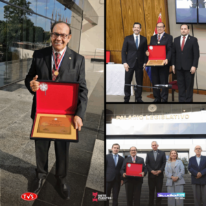 Maestro Javier Goligorsky recibe la condecoración Orden Nacional al Mérito Comuneros - «TVS DIGITAL»