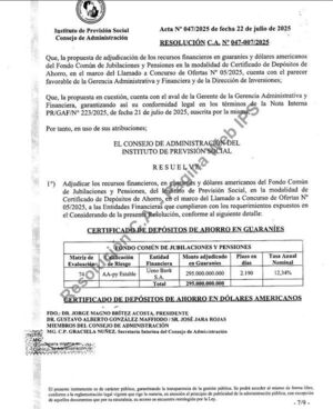 IPS adjudica G. 295 mil millones a UENO mientras hospitales colapsan