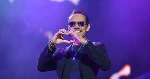 La Nación / Cancelan a Marc Anthony por presentarse aparentemente “borracho” a un show