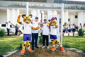 Areguá fue testigo de la llegada del Fuego Panamericano - Polideportivo - ABC Color