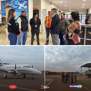Autoridades verifican avances en el Aeropuerto de Encarnación de cara a importantes eventos en Itapúa - «TVS DIGITAL»