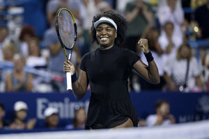 Versus / Venus Williams debuta con victoria en el WTA de Washington
