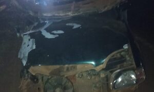 Violento accidente en Minga Guazú involucra a borracho