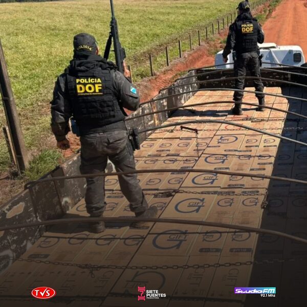 INCAUTAN EN BRASIL 25.000 CAJAS DE CIGARRILLOS PROVENIENTES DE PARAGUAY - «TVS DIGITAL»