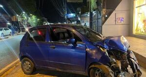 La Nación / Doble choque en San Lorenzo: involucrados dieron positivo al alcotest