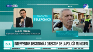 Interventor de Asunción destituyó a director de la policía municipal