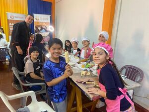 Vacaciones con sabor: más de 40 niños participan del taller de Mini Chef en San Pedro