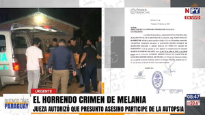 ¡Irracional! Jueza dispuso que presunto asesino de Melania asista a la autopsia, luego, quedó sin efecto