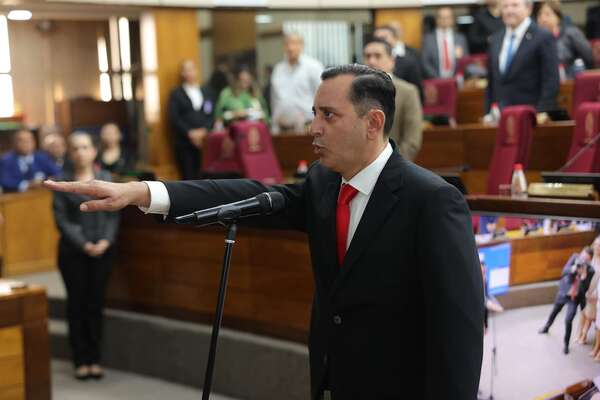Juró como senador el reemplazo de Gustavo Leite - ADN Digital
