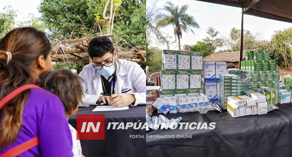 GOBIERNO DE ITAPÚA LLEVÓ ATENCIÓN MÉDICA INTEGRAL A COMUNIDAD INDÍGENA