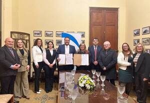Consejo Directivo del Colegio de Abogados de Villarrica recibió a sus pares  del Colegio de Abogados del Alto Paraná