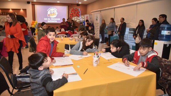 Niños participaron de concurso contra el trabajo infantil