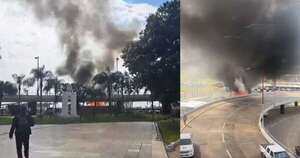 Diario HOY | Principio de incendio causó temor y preocupación en el aeropuerto Silvio Pettirossi