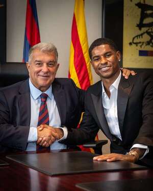 El Barça anuncia el fichaje de Marcus Rashford cedido por Manchester United - Fútbol Español - ABC Color