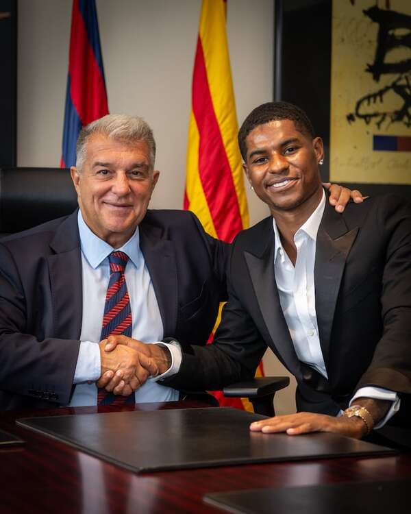 El Barça anuncia el fichaje de Marcus Rashford cedido por Manchester United - Fútbol Español - ABC Color