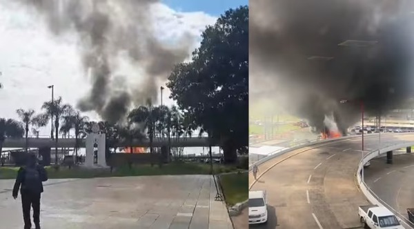 Silvio Pettirossi: Principio de incendio fue controlado - Portal Digital Cáritas Universidad Católica
